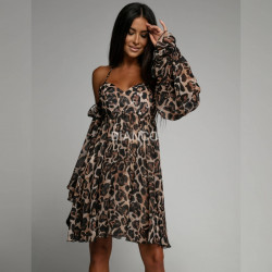 Φόρεμα mini leopard
